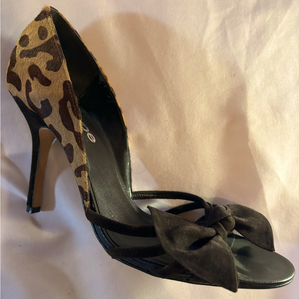 Gorgeous Hype leopard heels